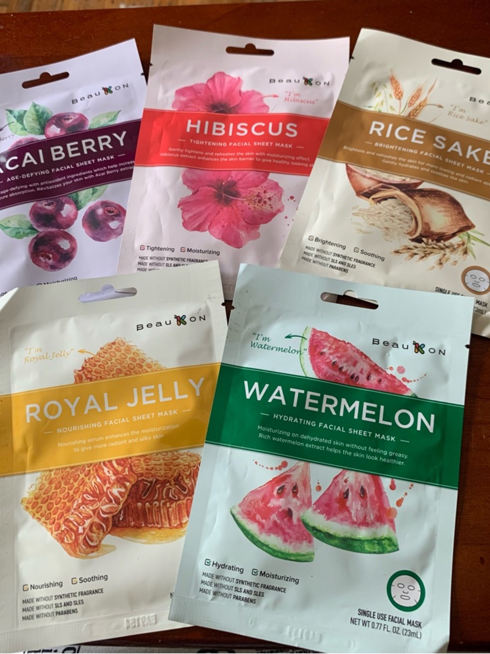 BeauKon Hydrating Facial Sheet Mask Bundle